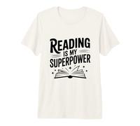 Leggere è Il Mio superpotere Amante dei Libri Maglietta Premium