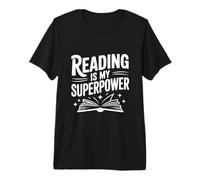 Leggere è Il Mio superpotere Amante dei Libri Maglietta Premium