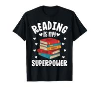 Leggere è il mio superpotere Amanti divertenti della lettura dei topi di biblioteca Maglietta