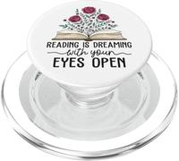 Leggere è sognare con gli occhi aperti Divertente topo di biblioteca PopSockets PopGrip per MagSafe
