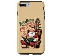 Leggere la mia strada attraverso il Natale - Amante dei libri Babbo Natale Custodia per iPhone 7 Plus/8 Plus