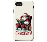 Leggere la mia strada attraverso il Natale - Amante dei libri Babbo Natale Custodia per iPhone SE (2020) / 7/8