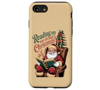 Leggere la mia strada attraverso il Natale - Amante dei libri Babbo Natale Custodia per iPhone SE (2020) / 7/8