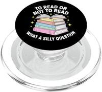 Leggere o non leggere stupida lettura di libri di domande PopSockets PopGrip per MagSafe