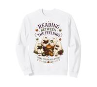 Leggere tra i Sentimenti Lettori Fantasma Halloween Felpa