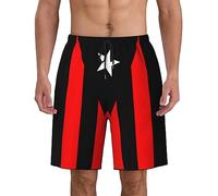 Leggeri Surf Pantaloncini Puerto Rico Resiste Boricua Flag Costume da Bagno Uomo Asciugatura Rapida Pantaloncini Mare per Nuoto Vacanza Surf L