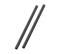Leggero 15mm Camera Rails Rod Alluminio Filettato Interno Asta di Estensione Per DSLR Rigging Studio Accessori 2pcs Matte Box Montaggio Estensione
