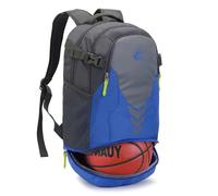 Leggero 35L Atletico Basket Zaino, Multifunzionale Leisure Sport Palestra Zaino con fondo Palla Scomparto Fit Pallavolo Calcio
