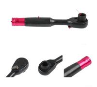 Leggero 72 denti per mini chiave a cricchetto con funzione di sgancio rapido e interfaccia a bussola esagonale da 1/4 di pollice per le attività quotidiane (J)