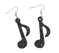 Leggero Acrilico Note Musicali A Forma Di Pendente Orecchini Alla Moda Orecchini Per Le Donne Ragazze Fatti A Mano, Taglia unica, come descritto
