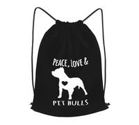 Leggero Borsa Sportiva da Palestra Love And Pit Cows, Fashion Sacca Sportiva Palestra, Stampa Zaino Palestras, per Spiaggia Festival 36X42cm