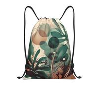 Leggero Borsa Sportiva da Palestra Shadow Circle Zaino Sportivo Fashion Sacca Sportivo per Adulto Piscina Vacanze 36X42cm