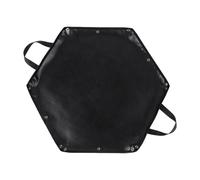 Leggero E Pieghevole Sotto Un Tappeto Grill, Sacchetto Di Legno Pieghevole Esagonale Tappeto Bilanciamento, Borsa Di Fuoco Esagonale Resistente Al Calore Borsa Di Legno Riscaldamento Con Orecchio