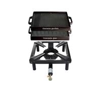Leggero Hockerkocher 4,0 KW Con Piastra In Ghisa - Camping E Profikocher