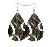 Leggero Orecchini Abstract Geometric Orecchino Da Donna Confortevoli Teardrop Orecchini Per Festa Della Mamma Festa Compleanno