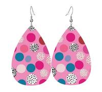 Leggero Orecchini Crazy polka dots Orecchino da Donna Confortevoli Orecchini Pendenti Lunghi per Decorazioni Festa della mamma Vacanze