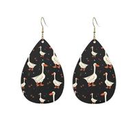 Leggero Orecchini Donna Duck Goose Pattern Orecchino da Donna Confortevoli Teardrop Orecchini per Festa della mamma Compleanno Vacanze