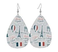 Leggero Orecchini Donna Pendenti French Paris Eiffel Tower Ciondolo Orecchio Confortevoli Orecchini Pendenti Per Decorazioni Festa Bambina