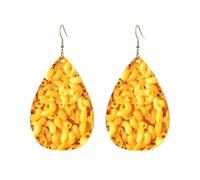 Leggero Orecchini Donna Pendenti Macaroni And Cheese Ciondolo Orecchio Confortevoli Teardrop Orecchini per Decorazioni Festa Bambina