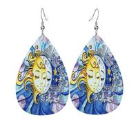 Leggero Orecchini Donna The Triple Moon Goddess Sun Orecchino Da Donna Confortevoli Teardrop Orecchini Per Festa Bambina Vacanze