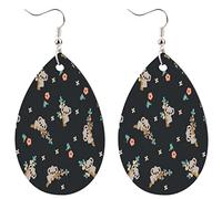 Leggero Orecchini Tree Koala Flowers Birds Ciondolo Orecchio Stampa Orecchini Pendenti per Decorazioni Festa della mamma Vacanze