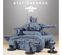 Leggero Panzer Light Tank - GrimGuard Stationforge Miniature - 28mm Tabletop