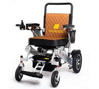 Leggero Pieghevole Elettrico Sedia a Rotelle Resistente Durevole Potenza Ruota