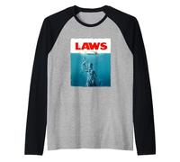 LEGGI Avvocato E Giurisprudenza Laureata Lady Justice Is A Shark Maglia con Maniche Raglan