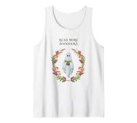 Leggi di più Booooooks Cute Ghost Lettura di Halloween Canotta