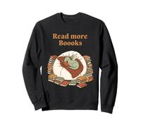 Leggi di più Libri Cute Dragon Cozy Reading Books Felpa