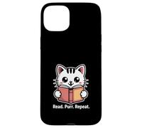 Leggi Fusa Ripeti Gatto Vintage Custodia per iPhone 15 Plus