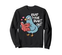 Leggi Il Tuo Cuore Fuori bibliotecario Libri Reader Biblioteca Libro Felpa