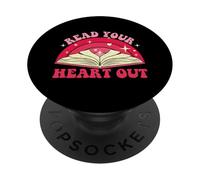 Leggi il tuo cuore - Lettura del topo di biblioteca PopSockets PopGrip Adesivo