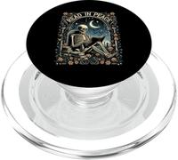 Leggi In Pace Scheletro Lettura Insegnante Halloween Book Lover PopSockets PopGrip per MagSafe