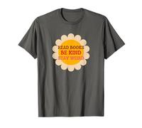 Leggi Libri Be Kind Stay Weird Vintage Groovy 70s Retro Maglietta