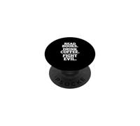 Leggi Libri Drink Coffee Fight Evil PopSockets PopGrip Adesivo