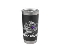 Leggi libri Lettura Letteratura Bookworm Librarian Amante Librarian Bicchiere termico in acciaio inox doppia parete