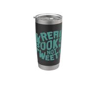 Leggi libri, non tweet Bicchiere termico in acciaio inox doppia parete