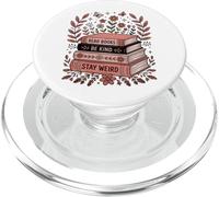 Leggi libri Sii gentile Rimani strano amante dei libri floreale PopSockets PopGrip per MagSafe
