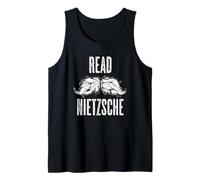Leggi Nietzsche Philosopher Baffi Camicia - Regalo filosofico Canotta