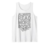 Leggi Sempre di più Libri Biblioteca bibliotecaria libraica Amante dei Libri Canotta