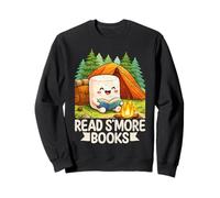 Leggi S'More Libri Funny Pun Camping Nature Lover Felpa
