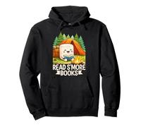 Leggi S'More Libri Funny Pun Camping Nature Lover Felpa con Cappuccio