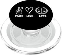 Leggi sull'amore per la pace Uomini Donne Avvocato Avvocato PopSockets PopGrip per MagSafe