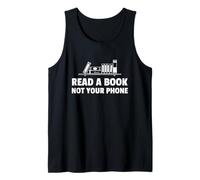 Leggi Un Libro Non Il Tuo Telefono Digital Detox Analogico Bookworm Canotta