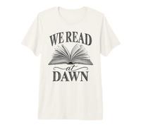 Leggiamo all'alba Book Lover Lettore mattutino Presto Maglietta Premium