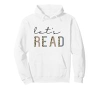 Leggiamo Leopardo per Insegnanti Studenti Donne Ragazze Bambini Felpa con Cappuccio