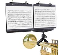 Leggilo per Spartiti | Lira per Trombettista con Supporto per Spartiti a Morsetto,Strumenti Musicali Clarinetto Oboe Pianoforte Tamburo