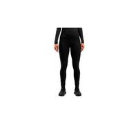 Legging lungo da corsa da donna odlo zeroweight warm 2 0 riflettente nero