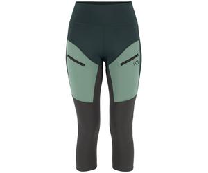 Leggings 3/4 da donna Kari Traa Ane Hiking Capri Taglia: S / Colore: verde